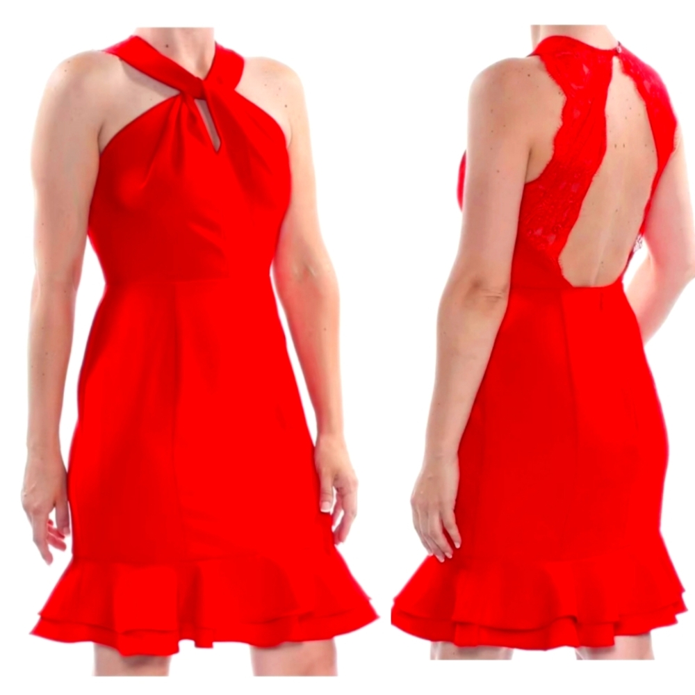 19 COOPER Red Heather Dress